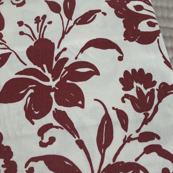 Grommet (4) panels 50x84 100% Cotton in coastal coral - Picture 7 of 10